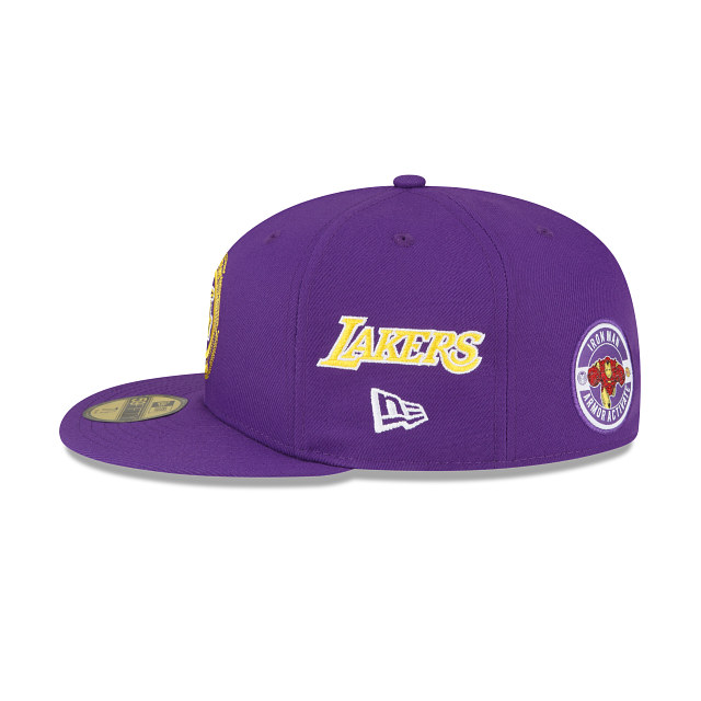 New Era Marvel X Los Angeles Lakers Purple 2023 59FIFTY Fitted Hat
