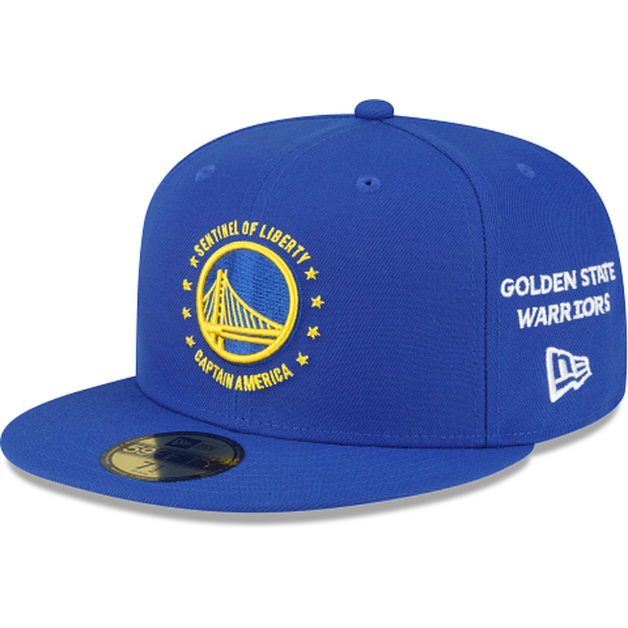 New Era Marvel X Golden State Warriors Blue 2023 59FIFTY Fitted Hat