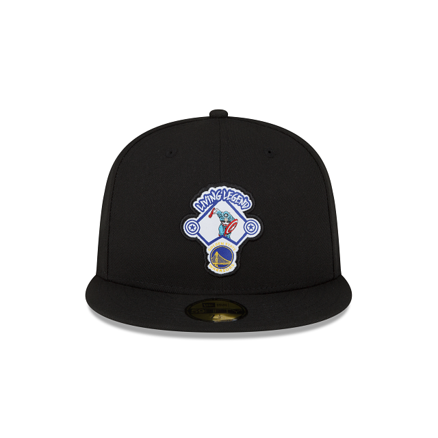 New Era Marvel X Golden State Warriors Black 2023 59FIFTY Fitted Hat