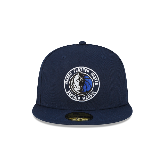 New Era Marvel X Dallas Mavericks Blue 2023 59FIFTY Fitted Hat