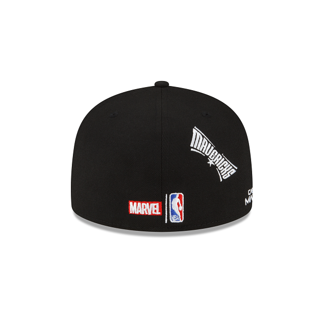 New Era Marvel X Dallas Mavericks Black 2023 59FIFTY Fitted Hat