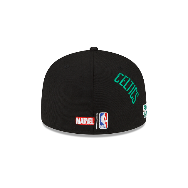 New Era Marvel X Boston Celtics Black 2023 59FIFTY Fitted Hat