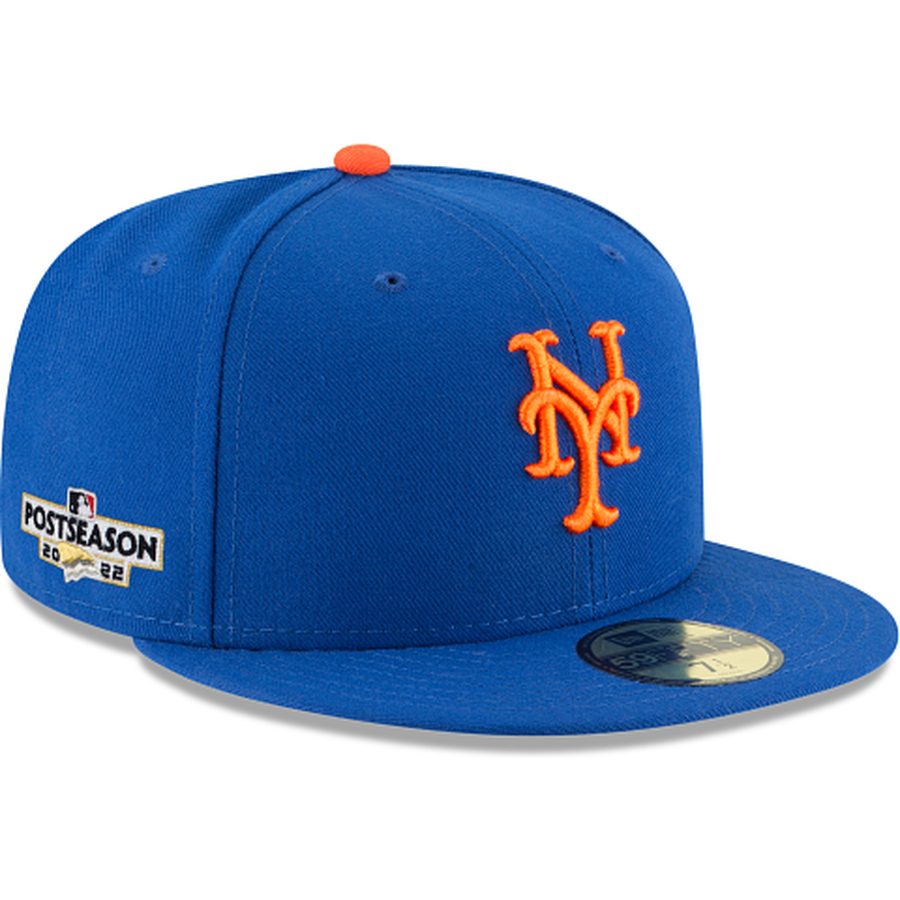New Era New York Mets 2022 Post Season Side Patch 59FIFTY Fitted Hat