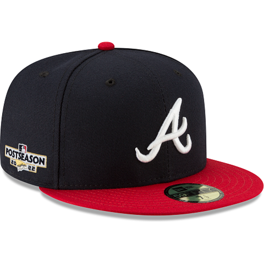 New Era Atlanta Braves 2022 Post Season Side Patch 59FIFTY Fitted Hat