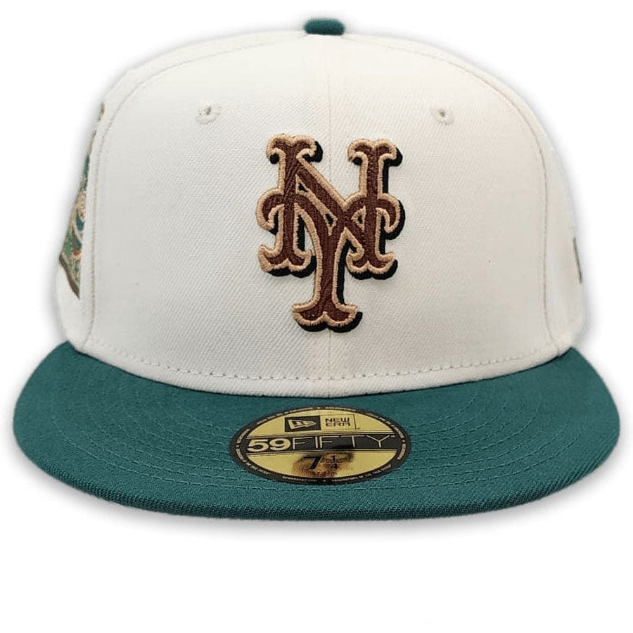 New Era New York Mets 25th Anniversary Off-White/Green 59FIFTY Fitted Hat