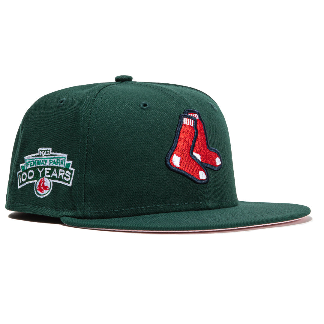 Red Sox Summer Ballpark Adjustable Green Hat
