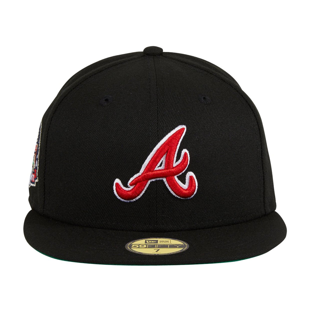 New Era Atlanta Braves Black Dome 59FIFTY Fitted Hat