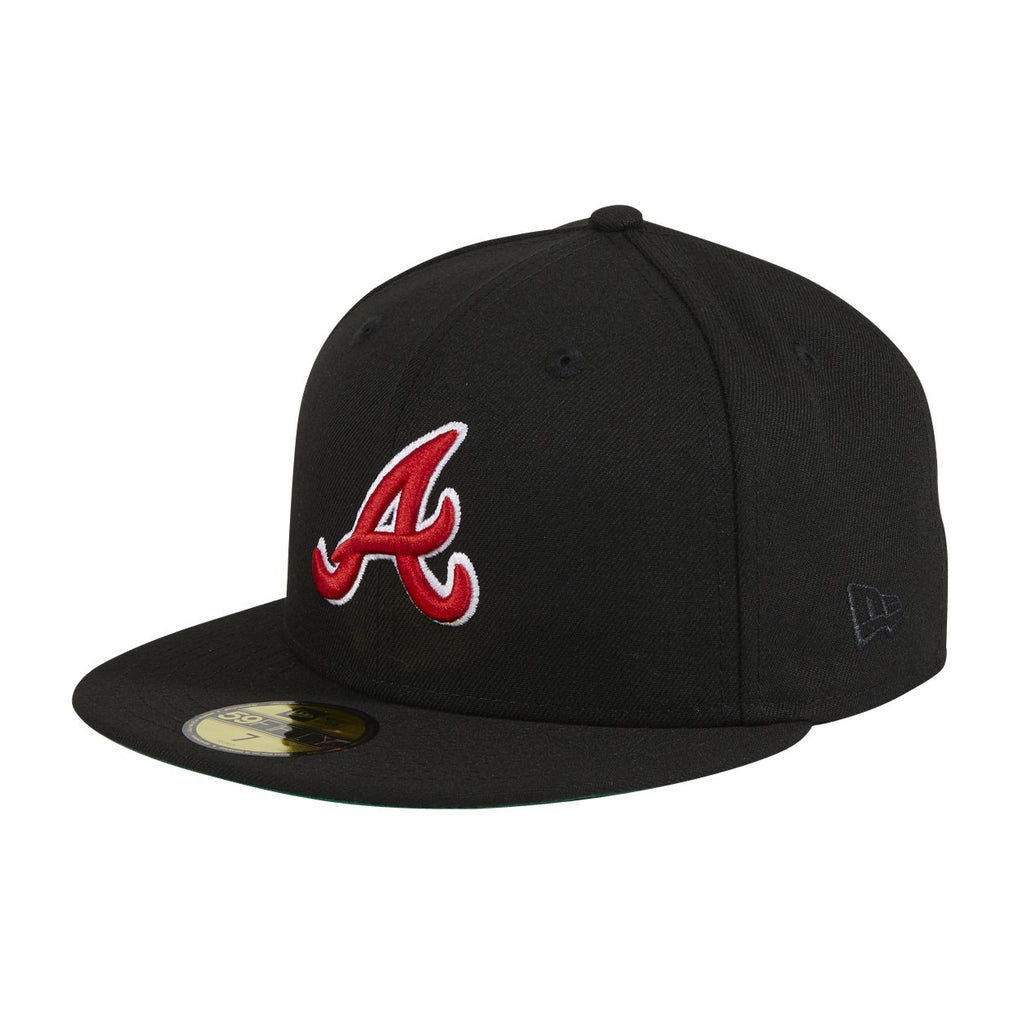 New Era Atlanta Braves Black Dome 59FIFTY Fitted Hat