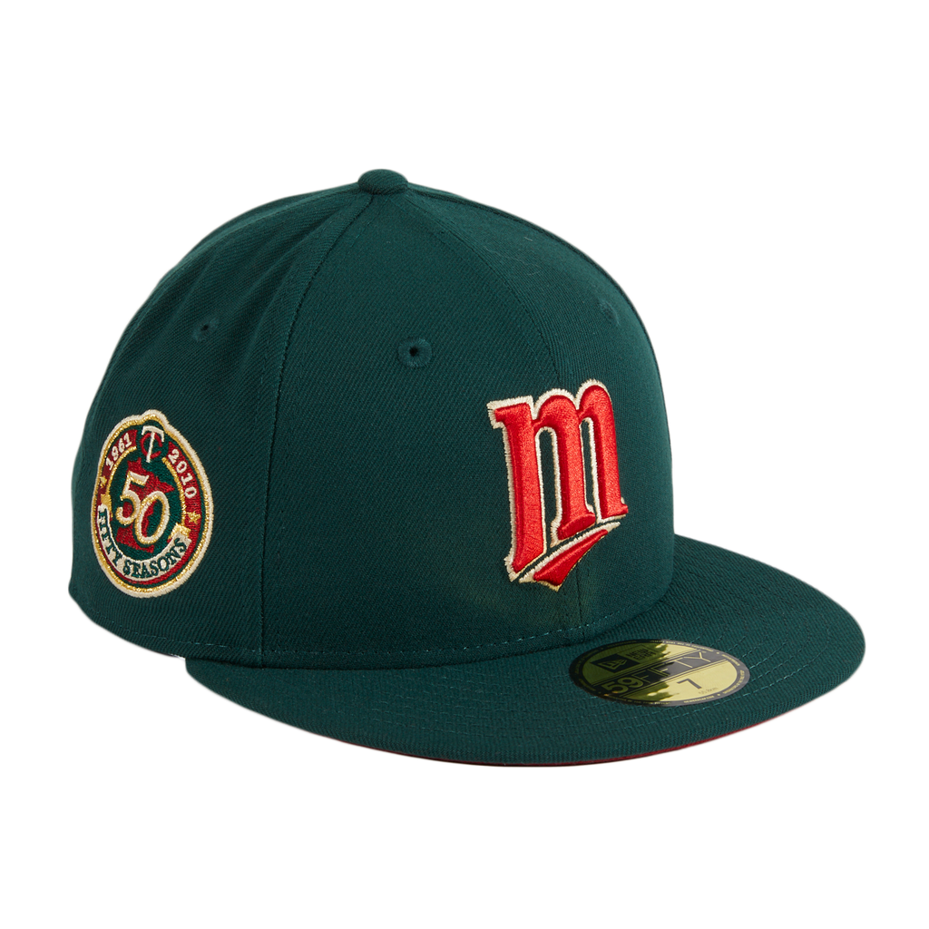 New Era Minnesota Twins 50th Anniversary Ice Cold Fashion 59FIFTY Fitted Hat