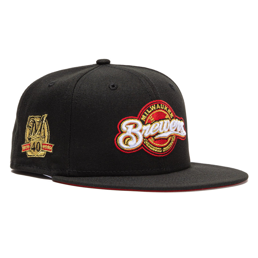 New Era  'Beer Pack' Milwaukee Brewers 40th Anniversary 59FIFTY Fitted Hat