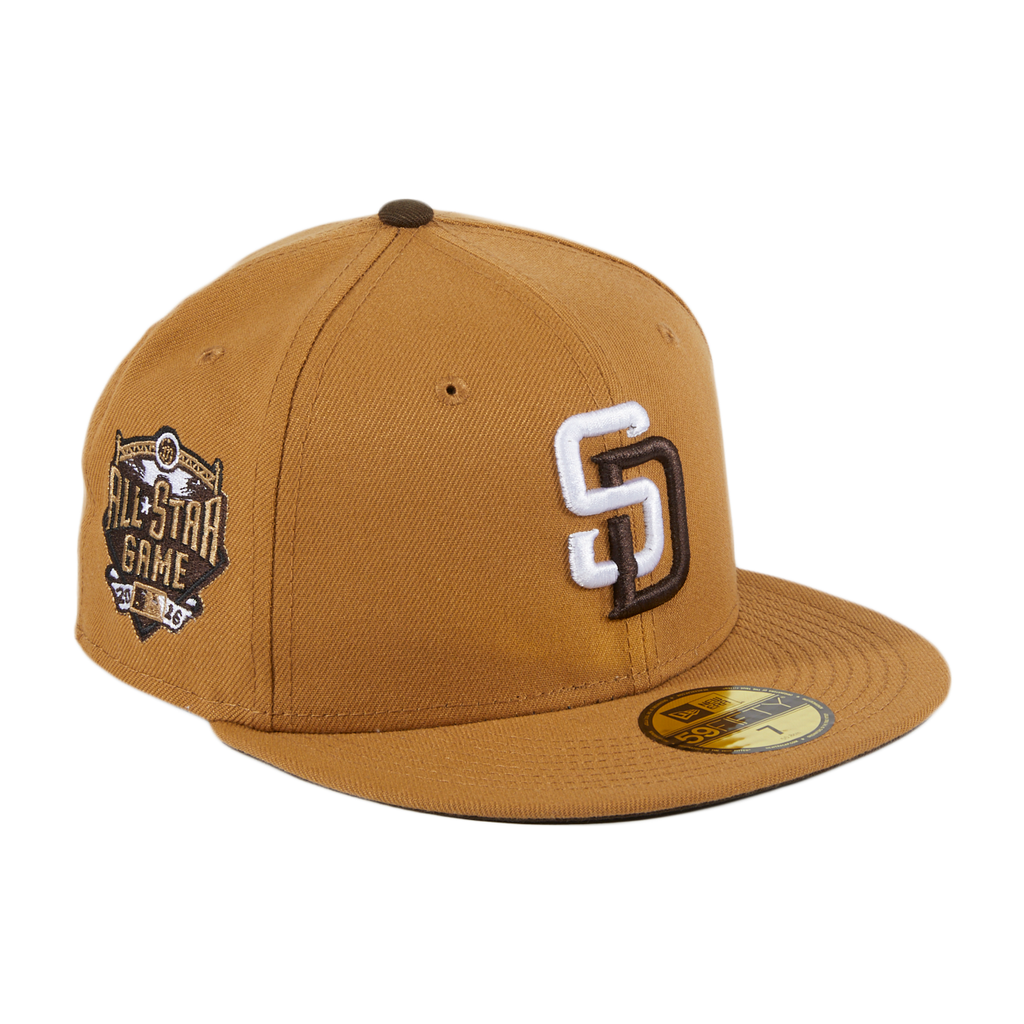New Era San Diego Padres Wheat Brown All-Star Game Fitted Hat / Brown Undervisor