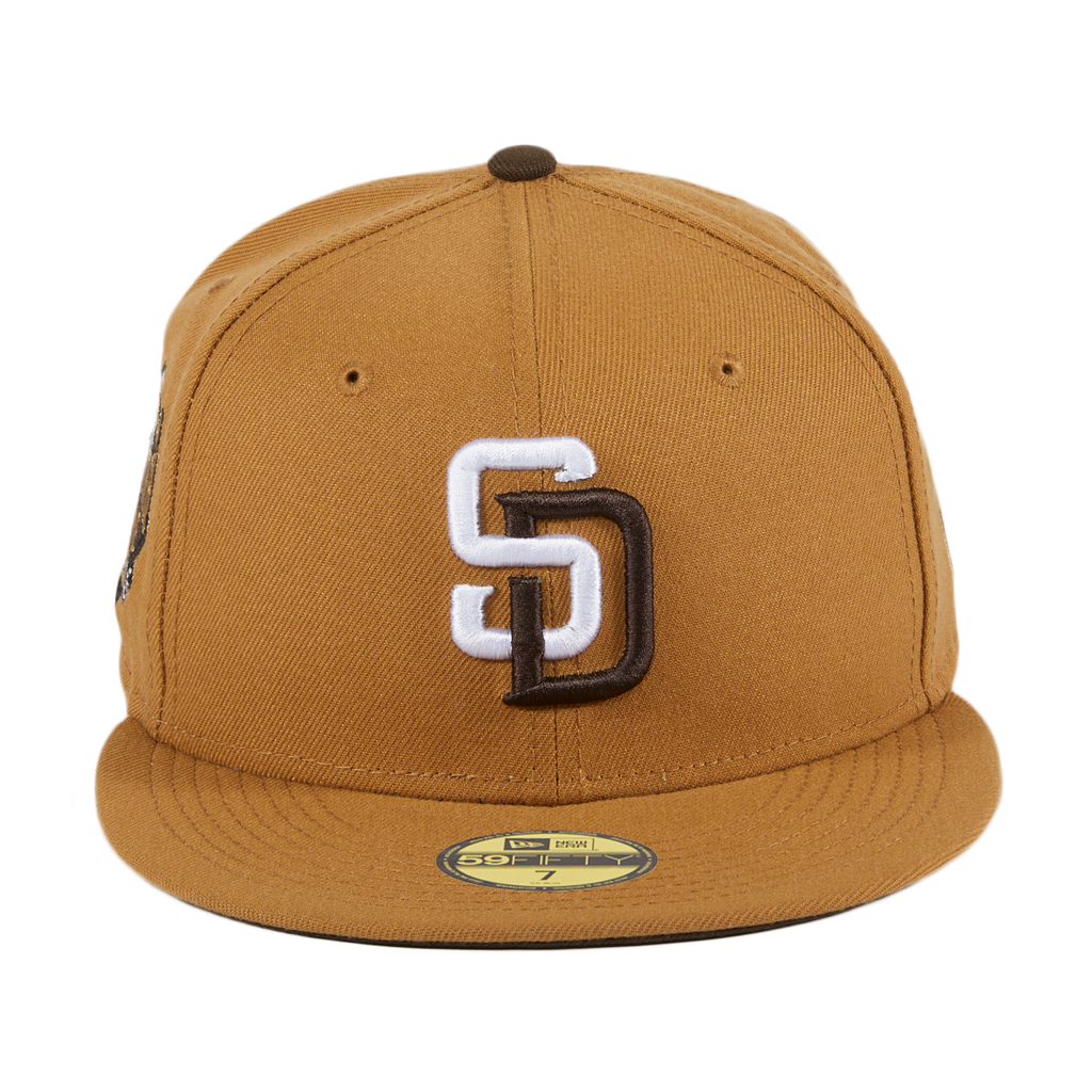 New Era San Diego Padres Wheat Brown All-Star Game Fitted Hat / Brown Undervisor