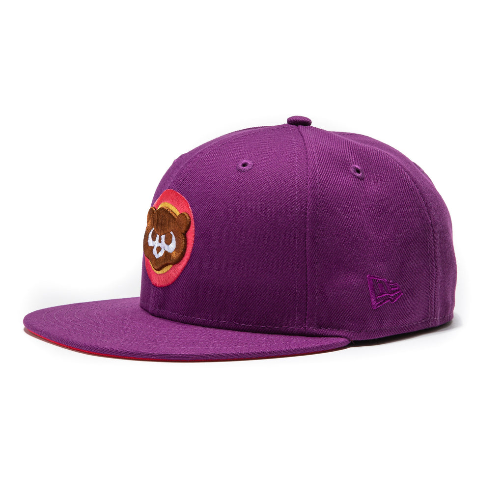 New Era Chicago Cubs Purple Aux Pack Wrigley Field 59FIFTY Fitted Hat