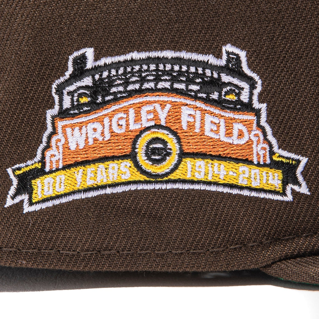 New Era Chicago Cubs Brown Aux Pack Wrigley Field 59FIFTY Fitted Hat