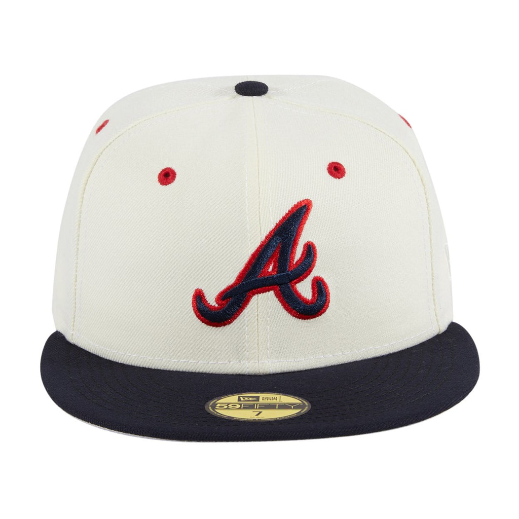 New Era Atlanta Braves Chrome 2Tone 59FIFTY Fitted Hat