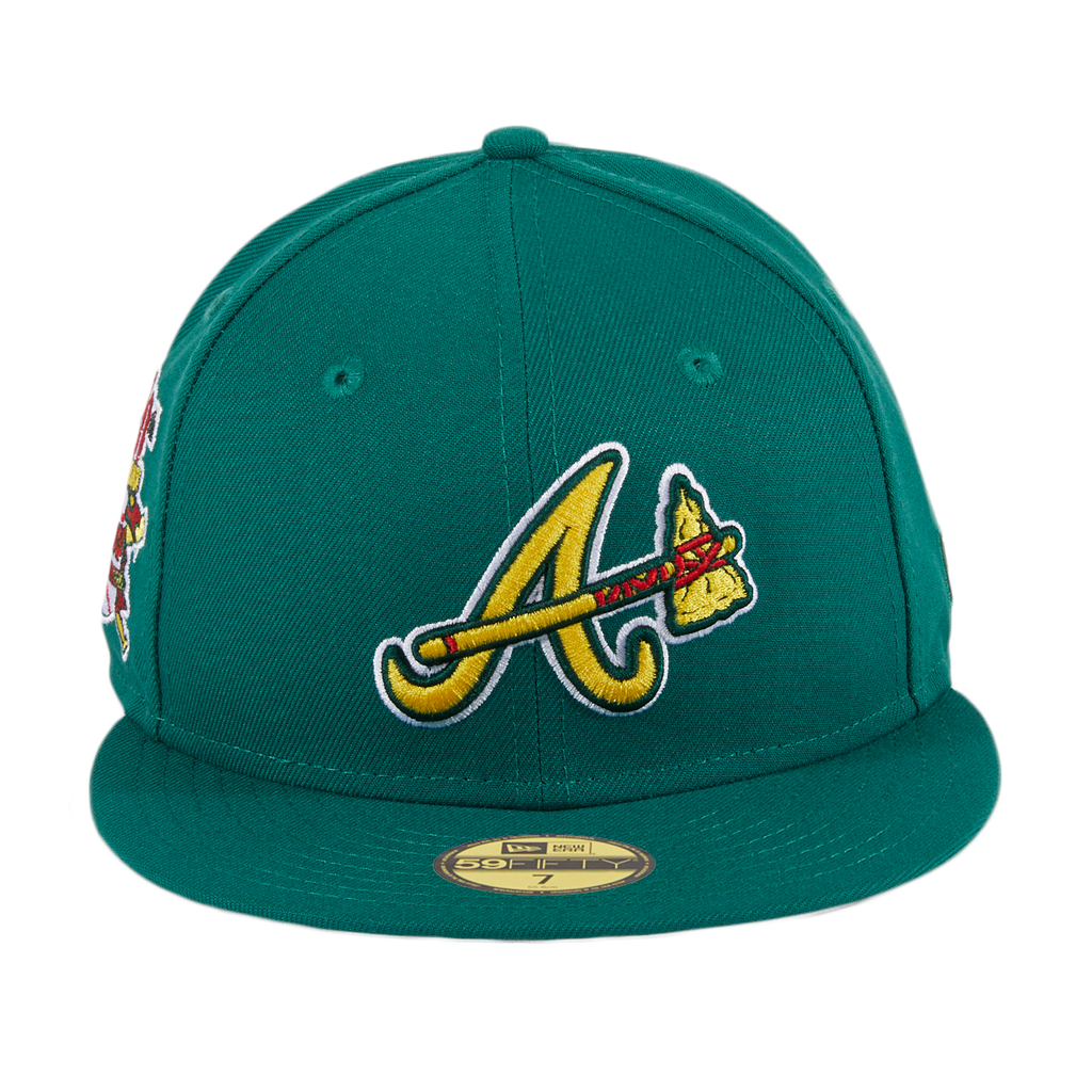 New Era Atlanta Braves Kelly Green 30th Anniversary 59FIFTY Fitted Hat