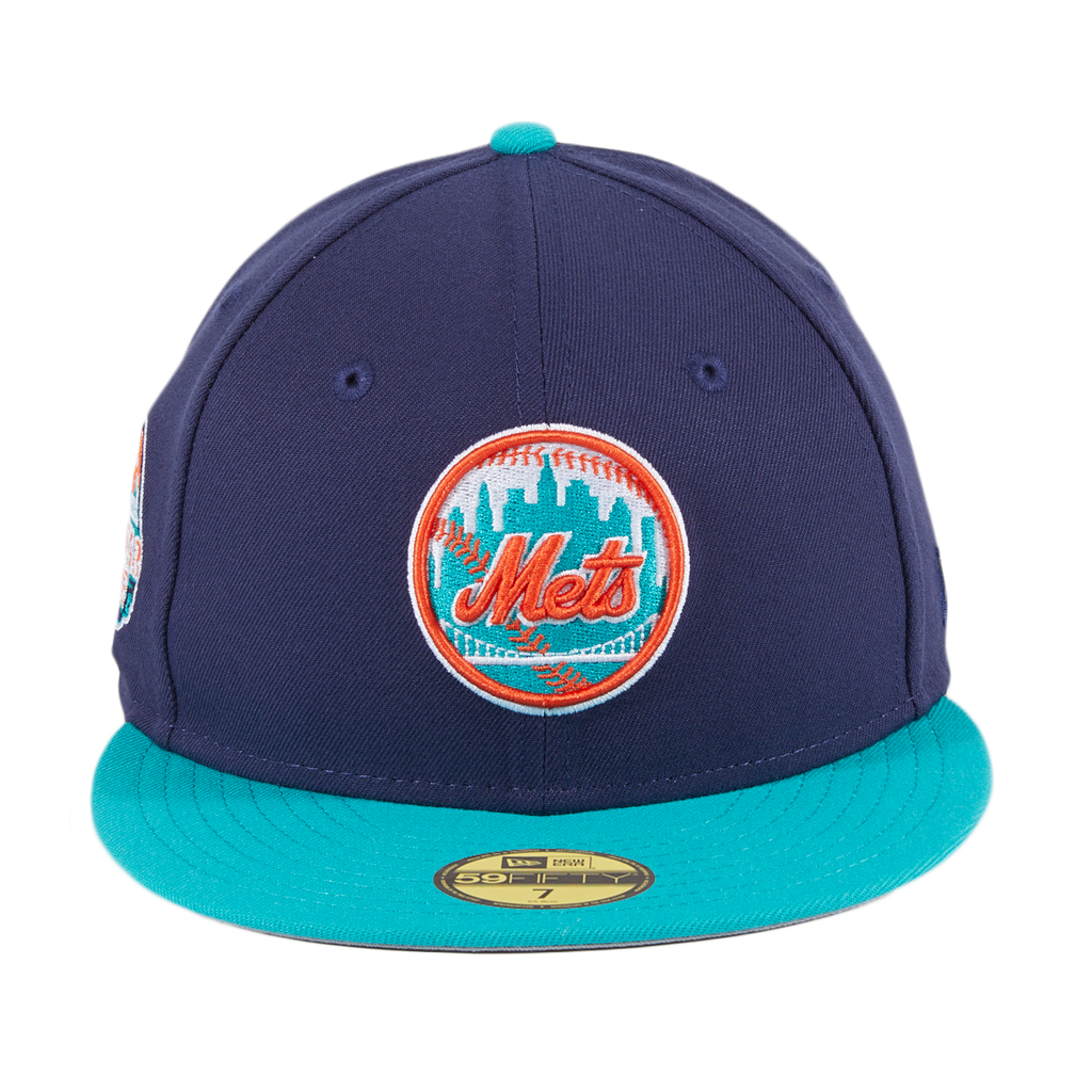 New Era New York Mets Navy/Teal Ice Cold Fashion 59FIFTY Fitted Hat