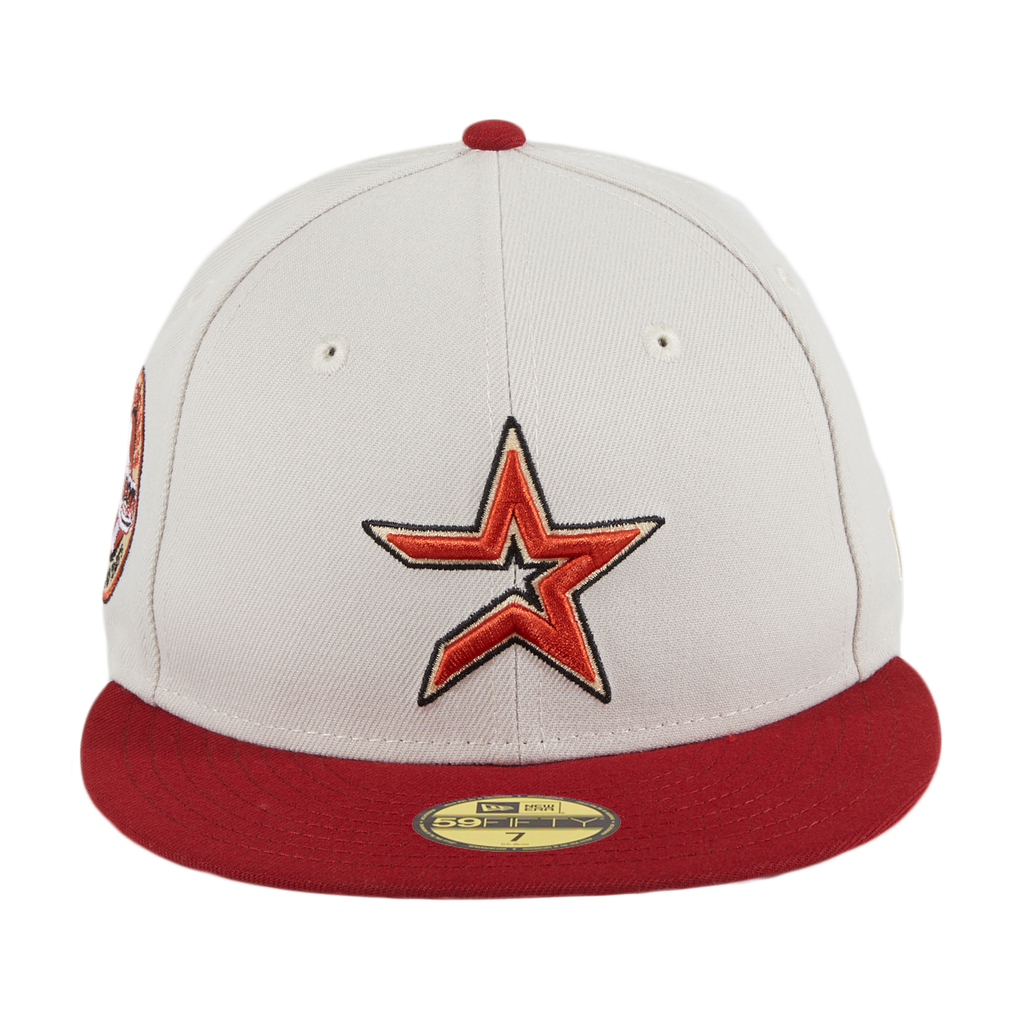 New Era Houston Astros White/Red 45 Years Patch 59FIFTY Fitted Hat