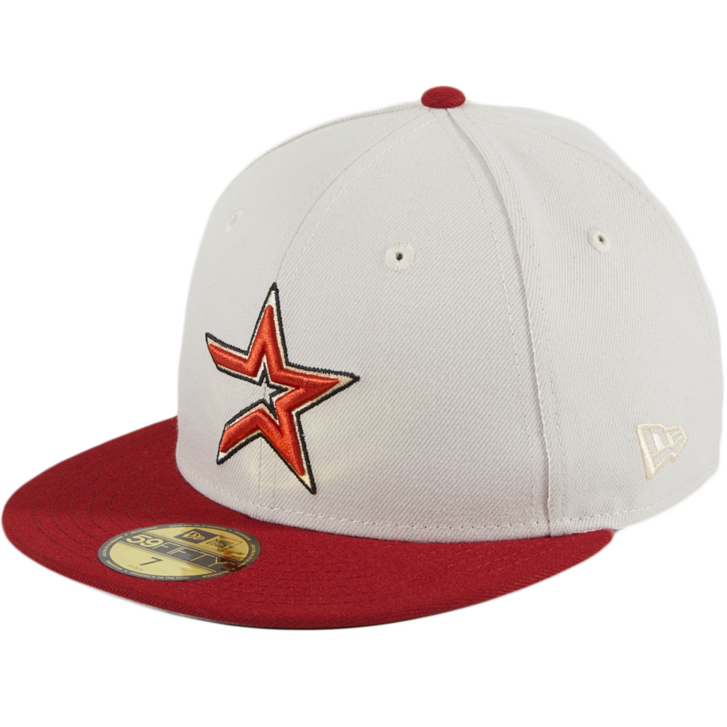 New Era Houston Astros White/Red 45 Years Patch 59FIFTY Fitted Hat