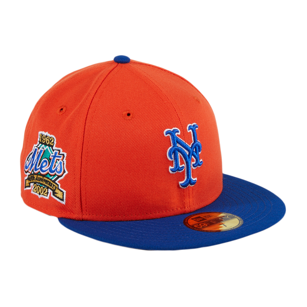 New Era New York Mets Orange/Blue 40th Anniversary 59FIFTY Fitted Hat