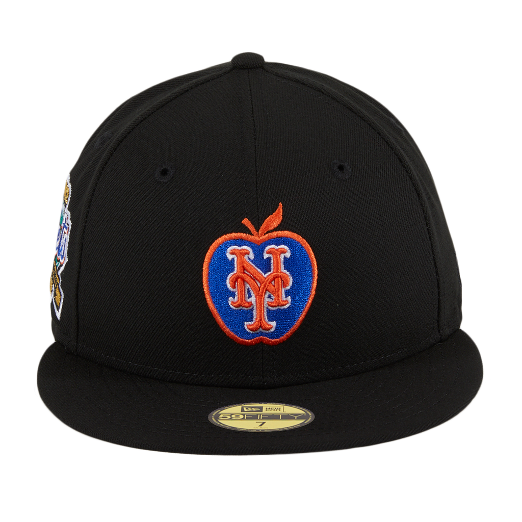New Era New York Mets Big Apple Black 1982 - 2002 Anniversary 59FIFTY Fitted Hat