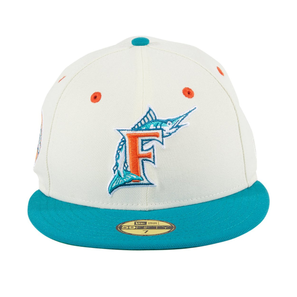 New Era Florida Marlins Cool Fall Fashion 59FIFTY Fitted Hat