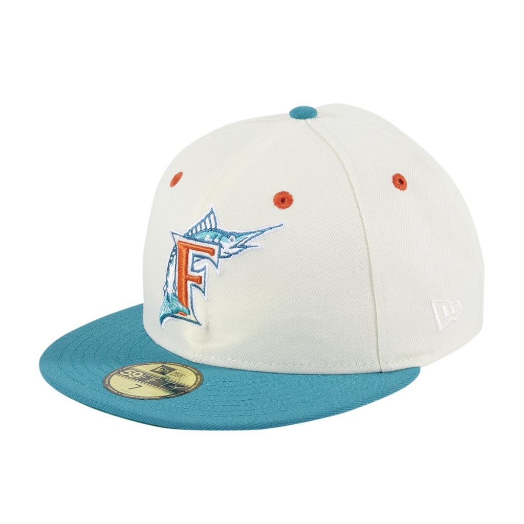 New Era Florida Marlins Cool Fall Fashion 59FIFTY Fitted Hat