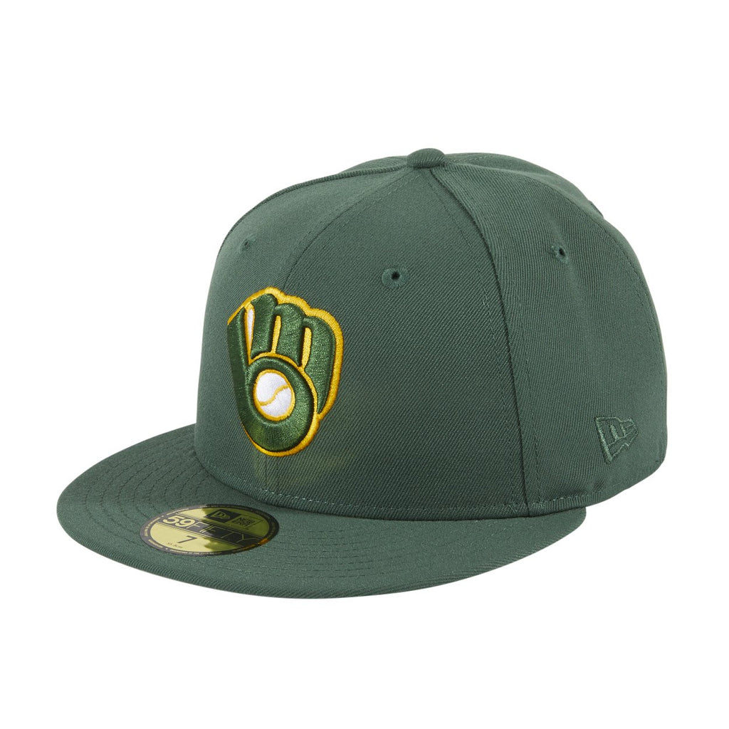 New Era Milwaukee Brewers Cool Fall Fashion 25th Anniversary 59FIFTY Fitted Hat