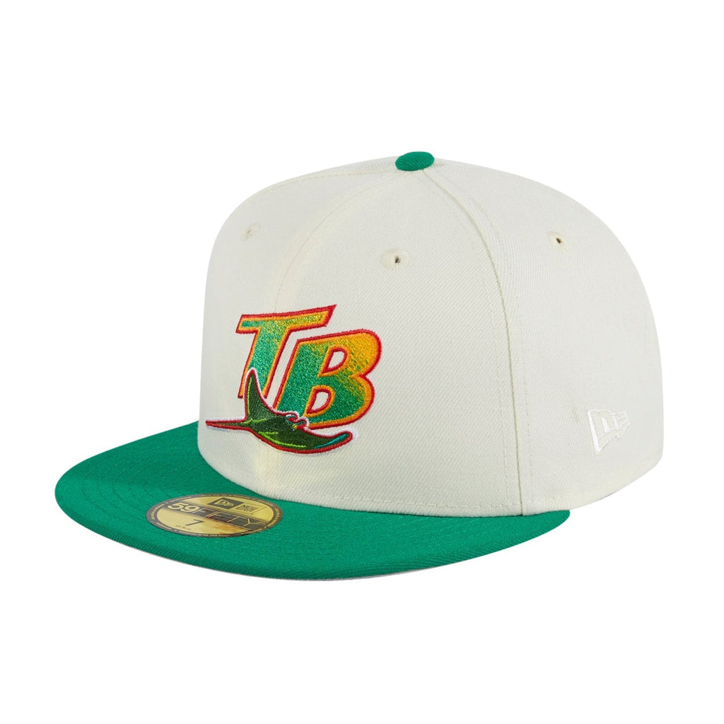 New Era Tampa Bay Devil Rays White/Green Tropicana 59FIFTY Fitted Hat