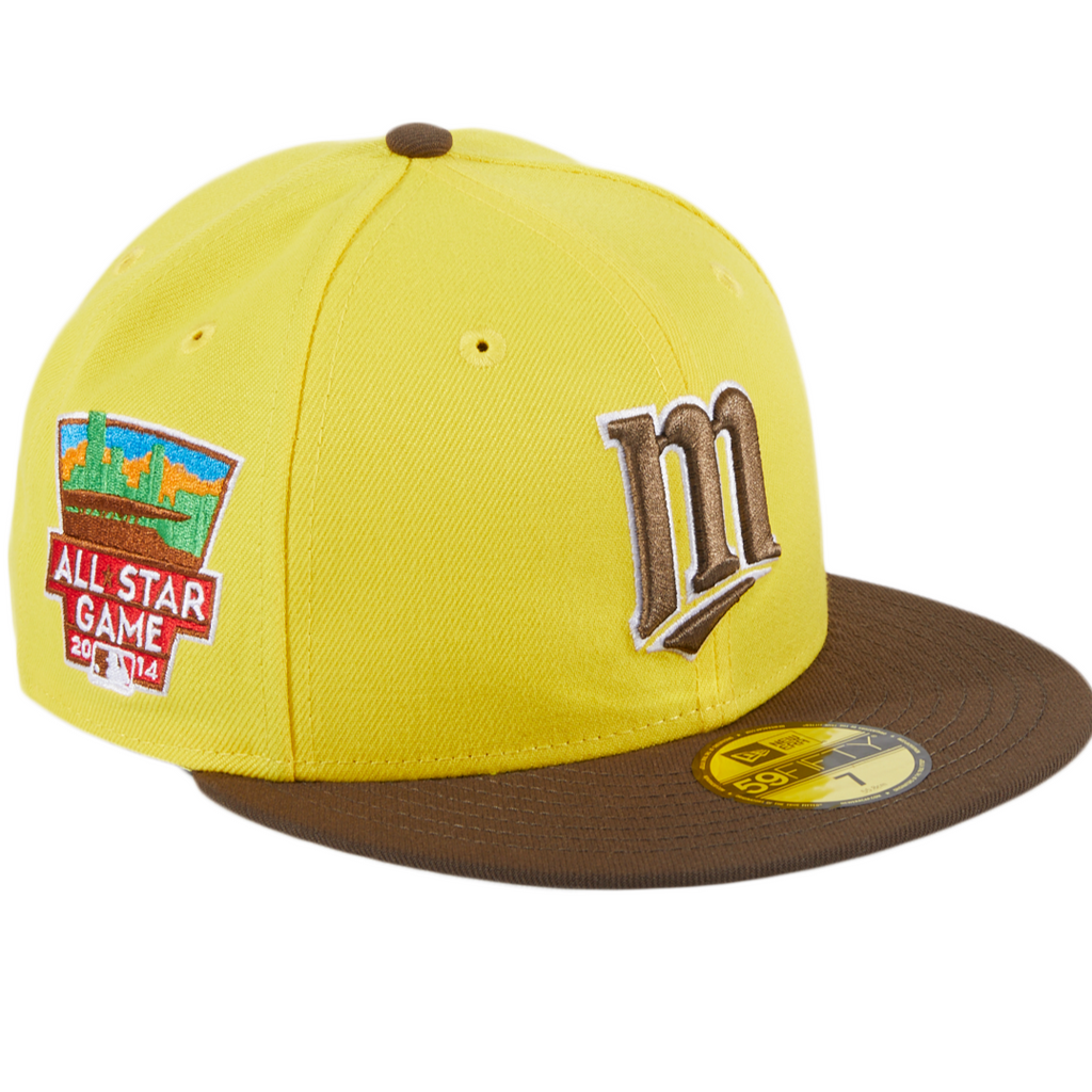 New Era Minnesota Twins Peanut M&M "Candy Collection" 59FIFTY Fitted Hats