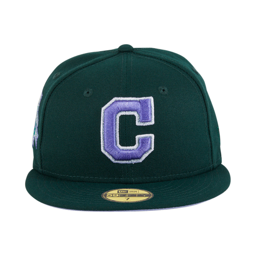 New Era  Cleveland Indians Jacobs Field Lavender Fields 59FIFTY Fitted Hat