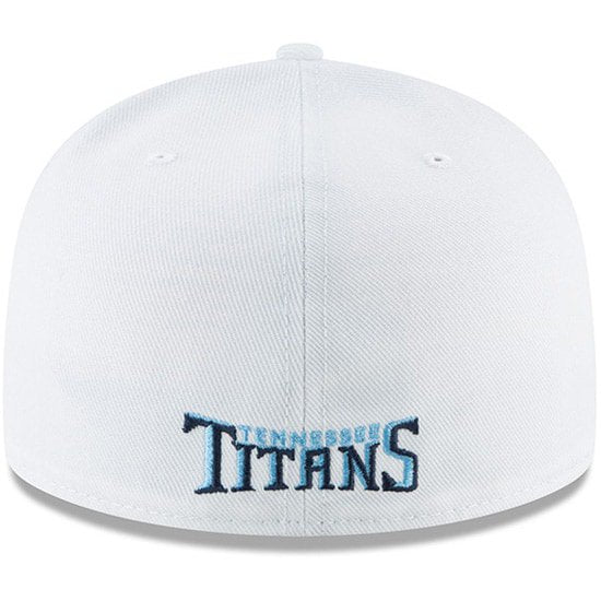 New Era Tennessee Titans White Omaha 59FIFTY Fitted Hat