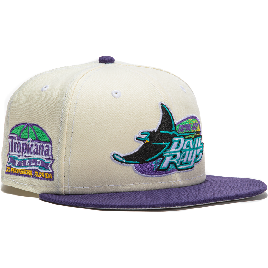 New Era Tampa Bay Devil Rays White Dome Tropicana Field 59FIFTY Fitted
