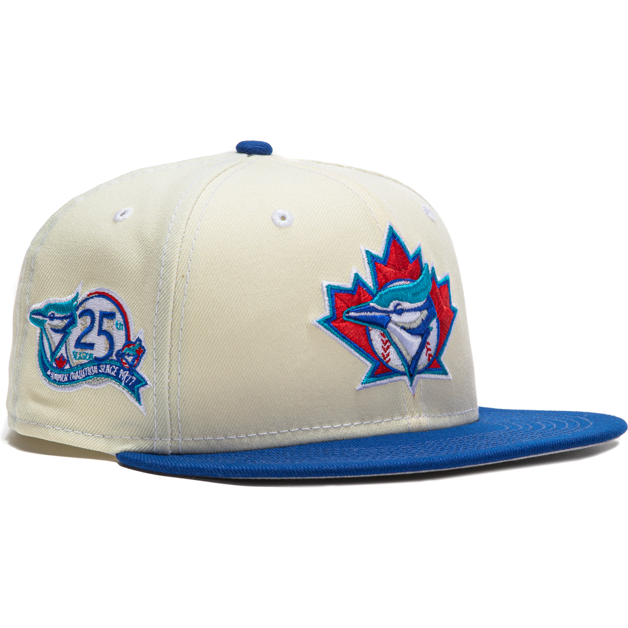 New Era  Toronto Blue Jays White Dome 25th Anniversary 59FIFTY Fitted Hat