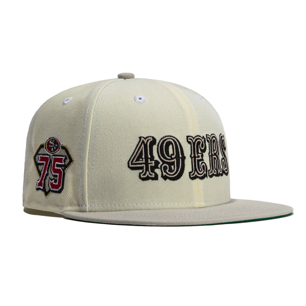 New Era  Chrome San Francisco 49ers 75th Anniversary 59FIFTY Fitted Hat