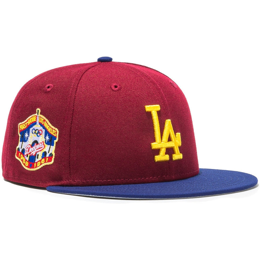 New Era  Sangria Los Angeles Dodgers 1st Home 59FIFTY Fitted Hat