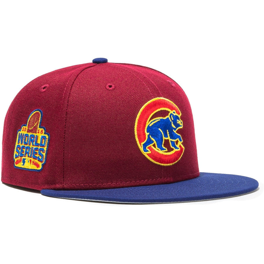 New Era  Sangria Chicago Cubs 2016 World Series 59FIFTY Fitted Hat