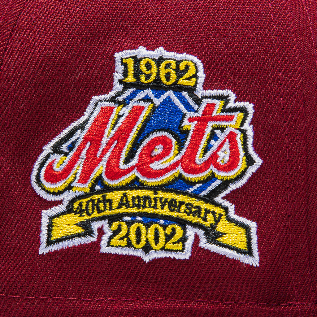 New Era  Sangria New York Mets 40th Anniversary 59FIFTY Fitted Hat