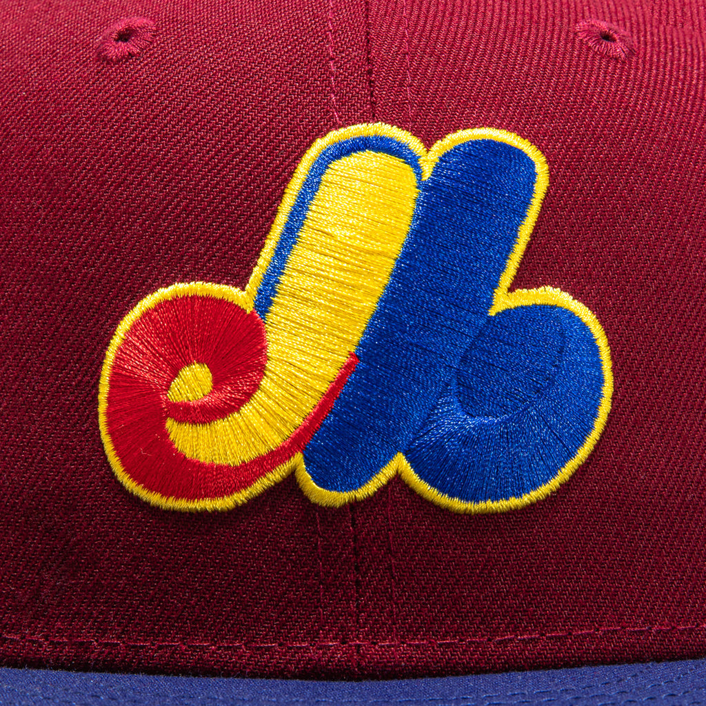 New Era  Sangria Montreal Expos 25th Anniversary 59FIFTY Fitted Hat