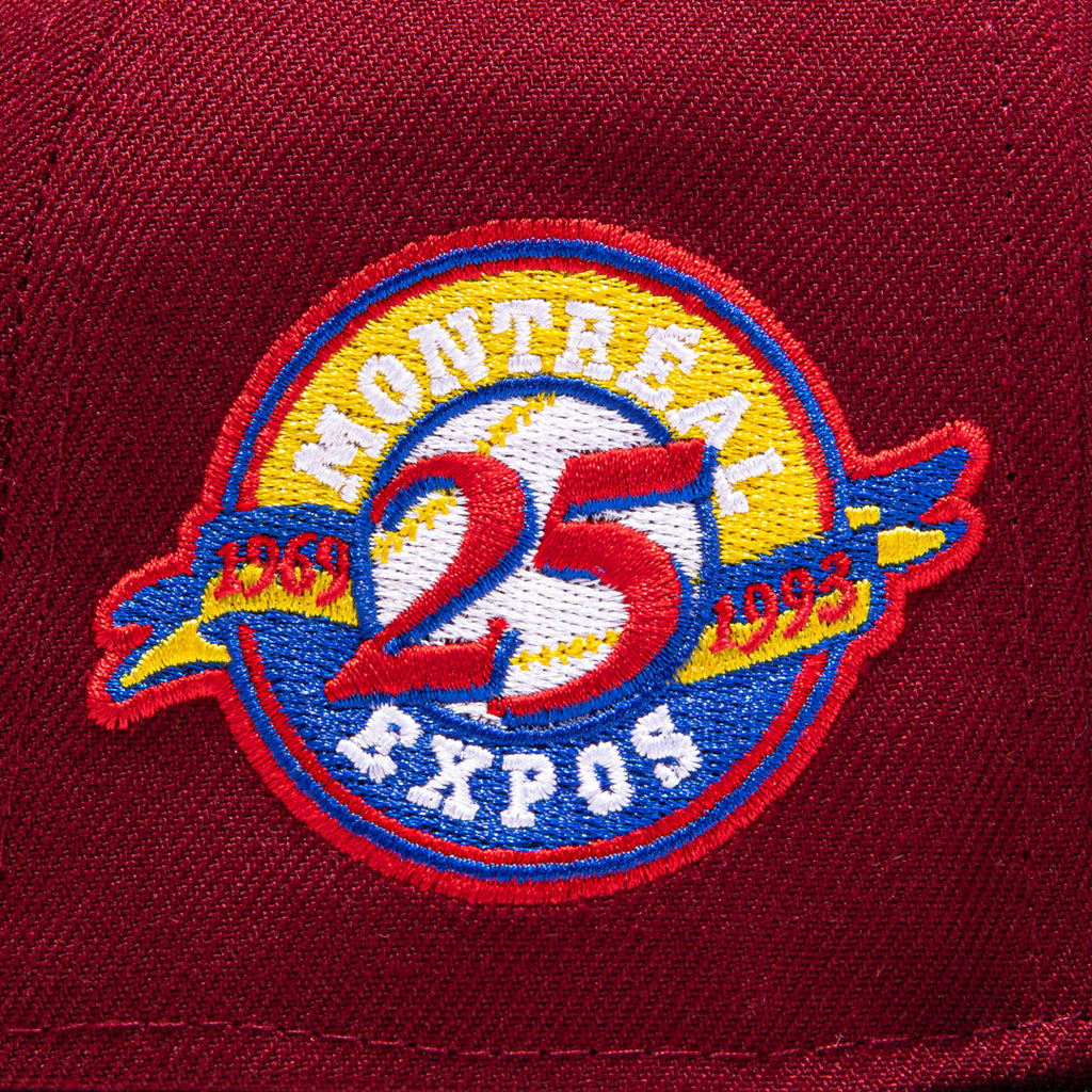 New Era  Sangria Montreal Expos 25th Anniversary 59FIFTY Fitted Hat