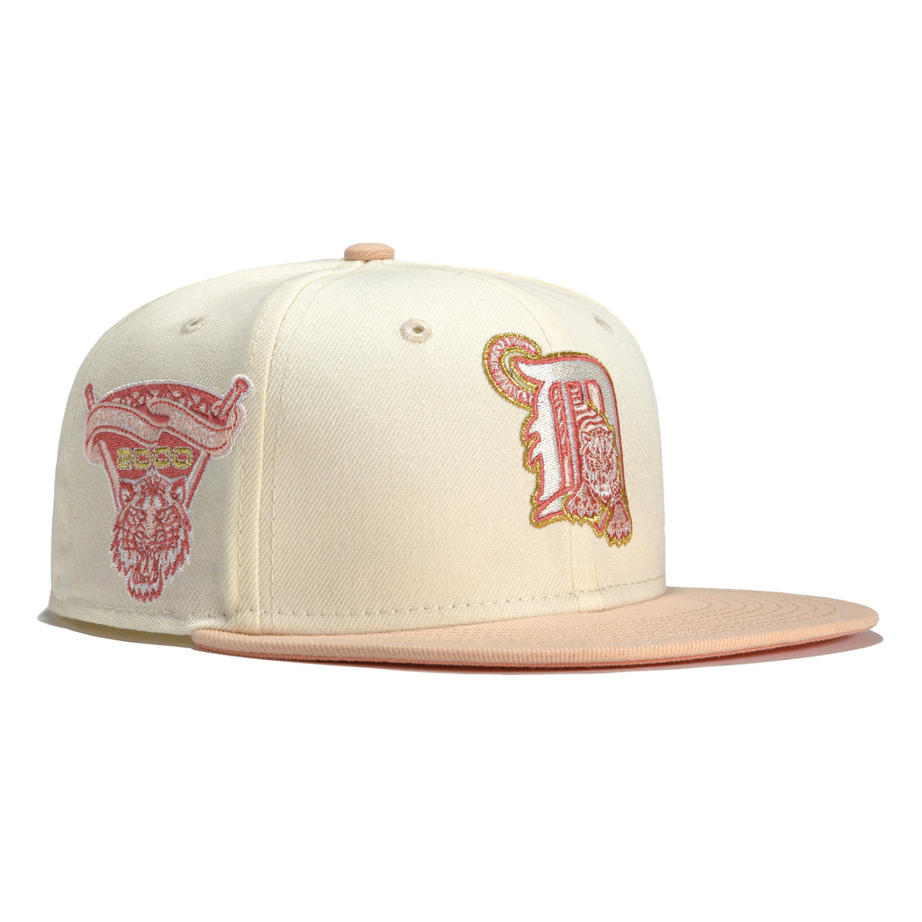 New Era Rose Gold Detroit Tigers 2000 Inaugural 59FIFTY Fitted Hat