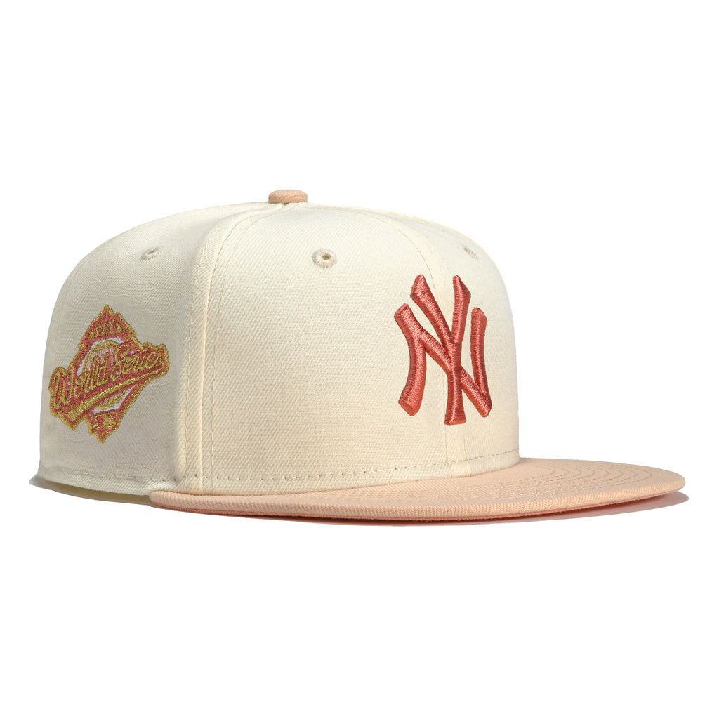 New Era Rose Gold New York Yankees 1996 World Series 59FIFTY Fitted Hat