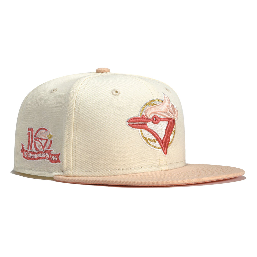 New Era Rose Gold Toronto Blue Jays 10th Anniversary 59FIFTY Fitted Hat