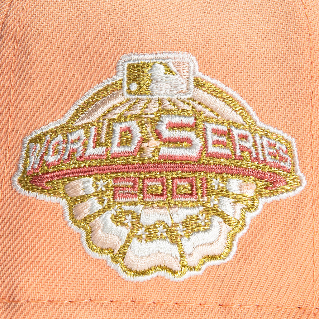 New Era Rose Gold Arizona Diamondbacks 2001 World Series 59FIFTY Fitted Hat