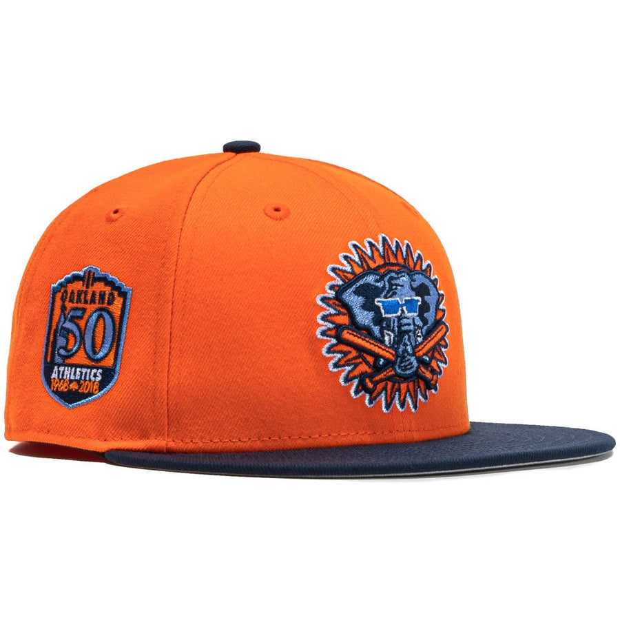 New Era  Orange Crush Oakland Athletics 50th Anniversary 59FIFTY Fitted Hat
