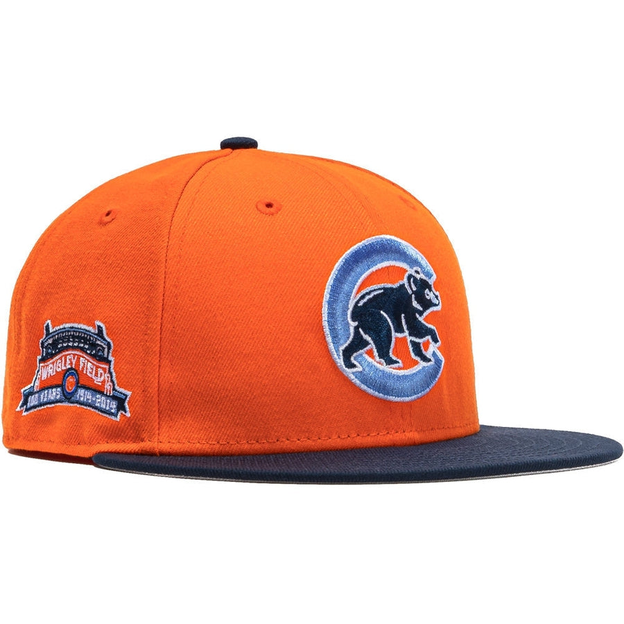 New Era  Orange Crush Chicago Cubs Wrigley Field 59FIFTY Fitted Hat