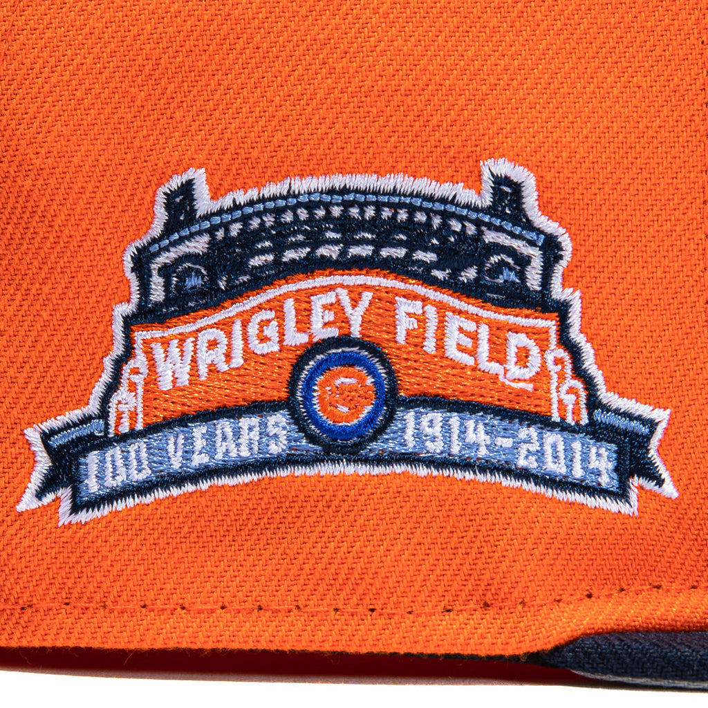 New Era  Orange Crush Chicago Cubs Wrigley Field 59FIFTY Fitted Hat