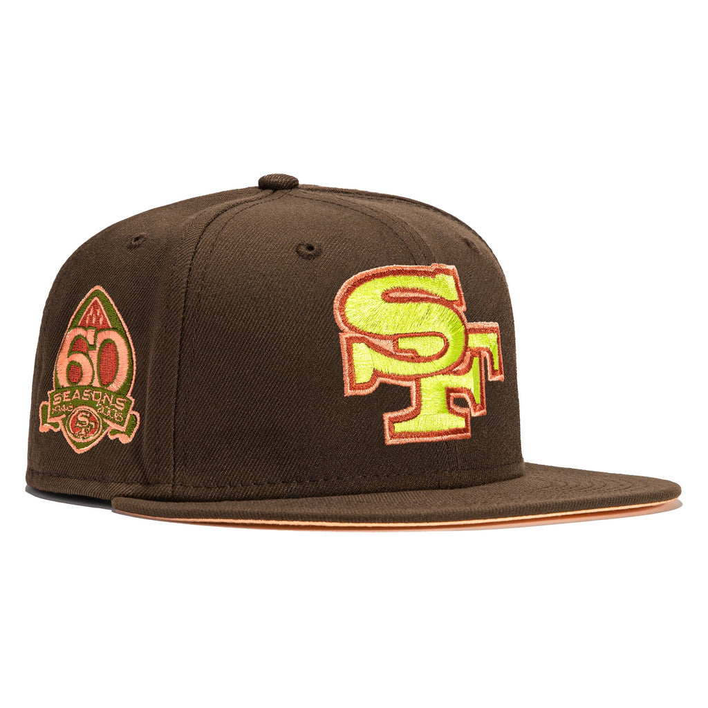 New Era Parks The Woods San Francisco 49ers 60th Anniversary 2022 59FIFTY Fitted Hat