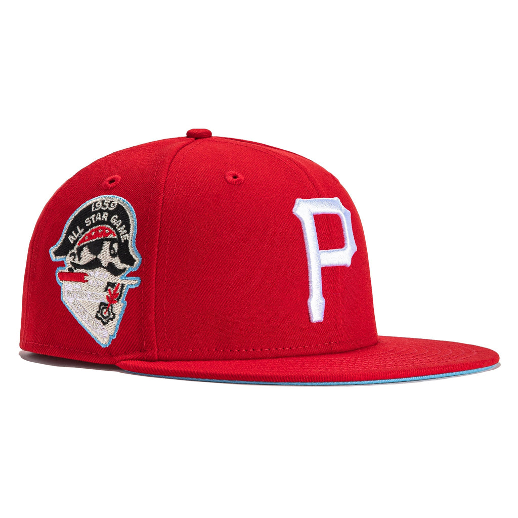 New Era Red Icy Pittsburgh Pirates 1959 All-Star Game 59FIFTY Fitted Hat