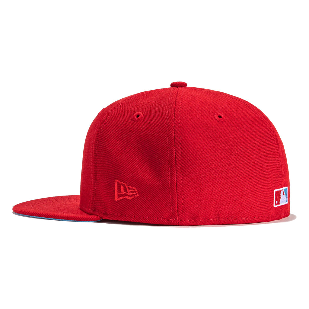 New Era Red Icy Philadelphia Phillies 100th Anniversary 59FIFTY Fitted Hat